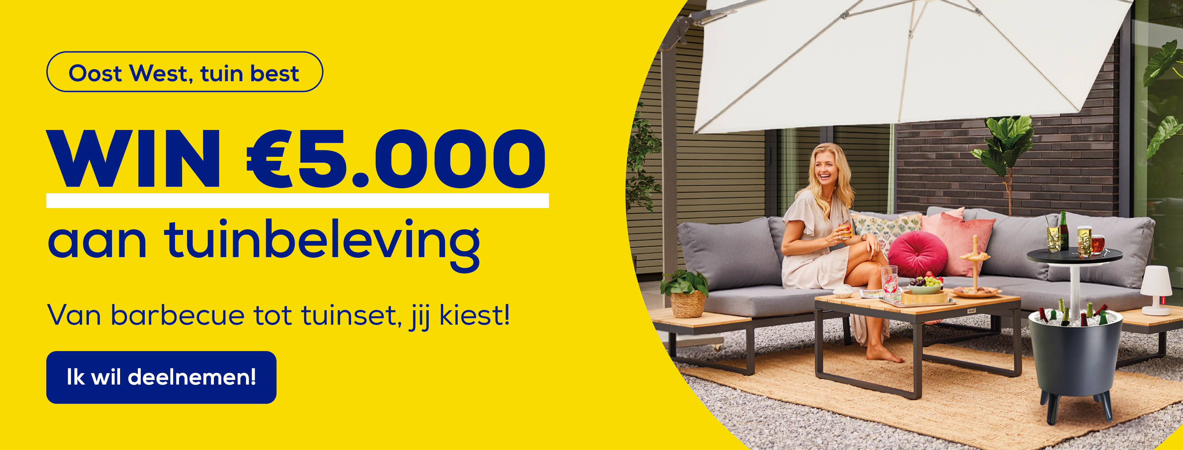 Tuinactie 5000 euro